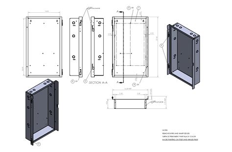 sheet metal detail drawings|sheet metal drawing templates.